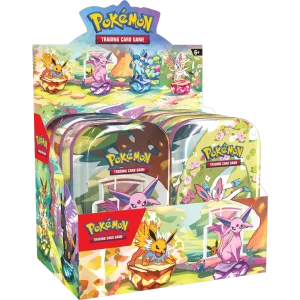 Pokémon – Prismatic Evolutions Mini Tin Display (8 stuks)